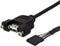 StarTech.com USBPNLAFHD3 - USB A naar moederbord-headerkabel F/F - 91 cm