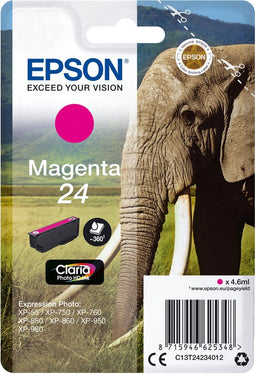 Epson 24 - Inktcartridge - Origineel - Magenta (1 stuk)