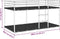 vidaXL - Stapelbed - zonder - matras - 80x200 - cm - staal - wit