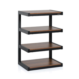 NorStone ESSE HIFI - Audio meubel - 4 lagen - zwart walnoot