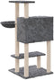 vidaXL - Kattenmeubel - met - sisal - krabpalen - 108,5 - cm - crèmekleurig