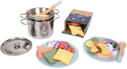 Small Foot - Houten Speelset Pasta Chef - 19dlg. met keukengerei (19 dlg.)
