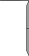 vidaXL - Inloopdouchescherm - 100x195 - cm - donker - gehard - glas