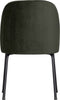 BePureHome Vogue Eetkamerstoel - Fluweel - Donker Groen - 83x50x57