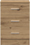 vidaXL - Nachtkastjes - 2 - st - 38x35x55cm - bewerkt - hout - artisanaal - eikenkleur