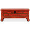 vidaXL Opbergkist 101x39x42 cm massief mangohout rood
