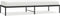 vidaXL - Bedframe - metaal - zwart - 80x200 - cm