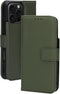 Mobiparts iPhone 16 Pro Max - 2 in 1 Wallet Case - Echt leer met uitneembare backcover - Groen
