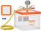 Vacuumkamer 7,57 l, multifunctionele acryl vacuum ontgassingskamer, transparante vacuumkamer voor he