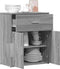 vidaXL - Dressoir - 60x31x70 - cm - bewerkt - hout - grijs - sonoma