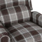 vidaXL Fauteuil stof bruin