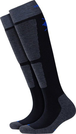 Burlington Snow Fun Uni Heren Kniekousen - Hoog - Zwart - Maat 40-46