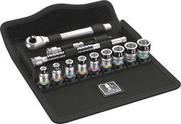 Wera - 8100 SA 12 HF Zyklop Metal - 13-delige ratelset met omschakelpal - 1/4"