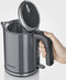 Severin WK 9574 - Waterkoker - 2400 watt - Roestvrij staal - Antraciet/Zwart