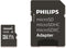 Philips FM32MP45B - Micro SDHC kaart 32GB - Class 10 - UHS-I U1 - Max. leessnelheid 80MB/s (1 stuk)