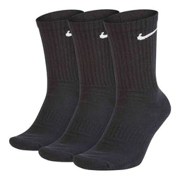 Sportsokken Nike EVERYDAY CUSHIONED SX7664 Zwart Nylon (3 pcs) Maat S