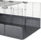 Ferplast Multipla Double - Dierenverblijf - 107.5x72x96.5 cm Grijs