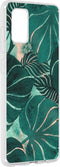 Hoesje Siliconen Geschikt voor Samsung Galaxy A71 - Design Backcover siliconen - Meerkleurig / Monstera