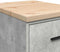 vidaXL - Garagekast - 40x51x85 - cm - massief - grenenhout - betongrijs
