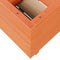 vidaXL - Plantenbak - 50x50x49,5 - cm - massief - grenenhout - wasbruin