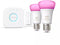 Philips Hue - Starterkit - 2 E27 slimme lampen 1100 lumen + dimmer switch