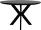 Ronde eettafel Zurich - ø120x72 - Zwart - Swiss edge - Acaciahout