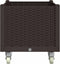 vidaXL - Plantenbak - met - wielen - 80x50x54 - cm - polypropeen - bruin