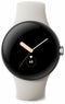 Google Pixel Watch - Smartwatch - 5 bar waterbestendig - Zilver (Beige)