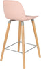 Zuiver Albert Kuip Barkruk 65 cm Roze - Set van 2