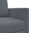 vidaXL - Vloersofa - Enkel - Convertible - Fluweel - 74x77x81 - cm - Donkergrijs