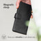 imoshion Hoesje Geschikt voor Samsung Galaxy Z Flip 4 Hoesje Met Pasjeshouder - imoshion Luxe Bookcase flip versie - Zwart