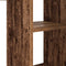 vidaXL - Hoekbureau - met - Opslag - Oud - Hout - 142x102x73 - cm