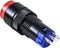 TRU COMPONENTS LAS2Y-11/R Druktoets 250 V 3 A 1x uit/(aan) Moment Rood IP40 1 stuk(s)