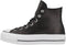 Converse Chuck Taylor All Star Lift Hi Sneakers Dames - Leren Sneaker - Zwart - Maat 36