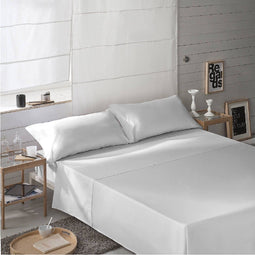 Dekbedovertrek Naturals Wit (230 x 270 cm) (Bed van 150/160)