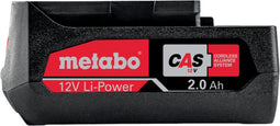 Metabo 625406000 - Accu 12V 2.0Ah - Ultra-M-Technologie - AIR COOLED laadtechnologie