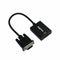 Approx appC25 - Adapter VGA naar HDMI met Audio - 20 cm - Zwart