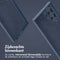 Accezz Samsung Galaxy S24 Ultra - Leather Bookcase 2-in-1 - Magnetische Ring - Nightfall Blue