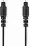 Nedis CAGL25000BK30 - Digitale audiokabel - Toslink 300cm - Zwart
