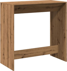 vidaXL - Bartafel - 102x50x103,5 - cm - bewerkt - hout - artisanaal - eikenkleur