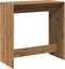vidaXL - Bartafel - 102x50x103,5 - cm - bewerkt - hout - artisanaal - eikenkleur