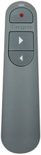 Targus Control Plus EcoSmart Presenter - Afstandsbediening met Laser - Bluetooth (versie onbekend) - 20,06mm x 129,7mm x 20,06mm