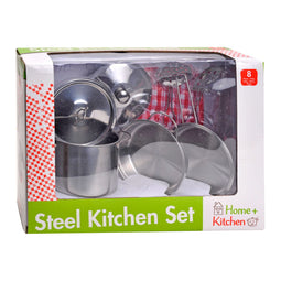 Johntoy home & kitchen pannenset, 8dlg.