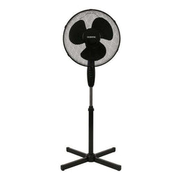 Staande ventilator - OCEANIC - 45 W - Ø 41 cm - 3 snelheden - Oscillerend - Kantelbaar - Zwart