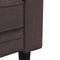 vidaXL - Tweezitsbank - Chesterfield-stijl - stof - donkerbruin