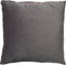 Dutch Decor ELISA - Sierkussen velvet - 45x45 cm - Wet Weather - grijs - Inclusief binnenkussen