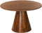 Eettafel Cone Rond 120 cm - Bruin | Meubelplaats