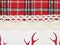 ROBBIE - Sierkussen set van 2 - Rood - 45 x 45 cm - Polyester