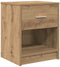vidaXL - Nachtkastjes - 2 - st - met - lade - 40x34x50 - cm - artisanaal - eikenkleurig