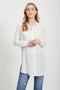 VILA VILUCY BUTTON LS TUNIC - Dames T-shirt - Maat 42